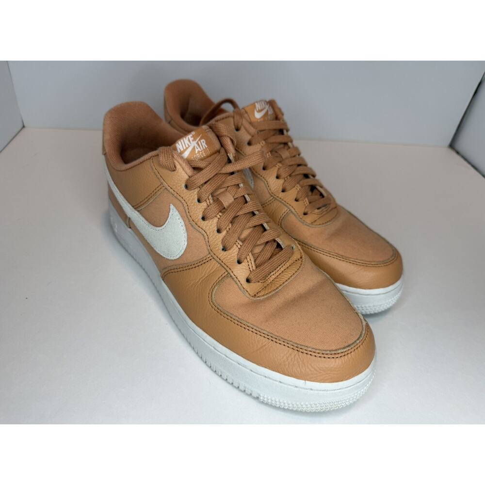 Men's Nike Air Force 1 '07 LX Amber Brown/Phantom (DV7186 200) size 10